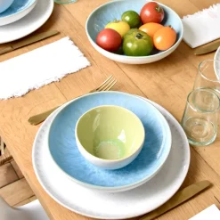 Céladon Paris Assiette creuse | Bleu água