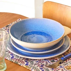 Céladon Paris Assiette creuse | Bleu minéral Online