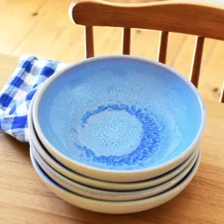 Céladon Paris Assiette creuse | Bleu minéral Online