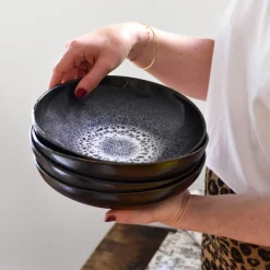 Céladon Paris Assiette creuse | Noir écume Online