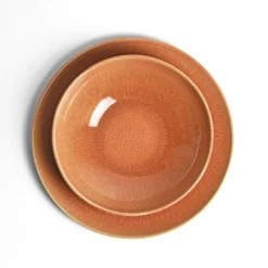Céladon Paris Assiette creuse | Terracotta sienna Discount