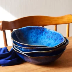 Céladon Paris Assiette creuse Onda | Bleu abyssal Best