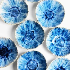 Céladon Paris Assiette creuse Onda | Bleu écume