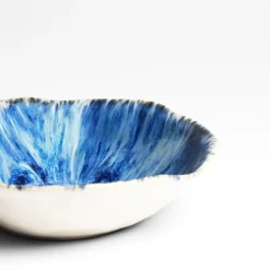 Céladon Paris Assiette creuse Onda | Bleu écume
