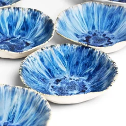 Céladon Paris Assiette creuse Onda | Bleu écume