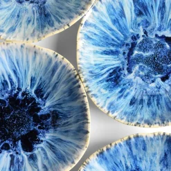 Céladon Paris Assiette creuse Onda | Bleu écume