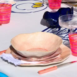 Céladon Paris Assiette creuse Onda | Corail doré Sale