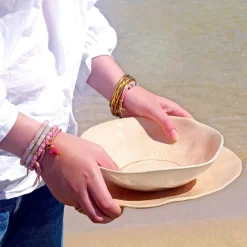 Céladon Paris Assiette creuse Onda | Corail doré Sale