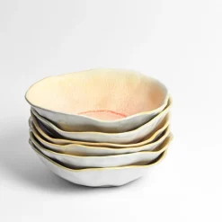 Céladon Paris Assiette creuse Onda | Corail doré Sale