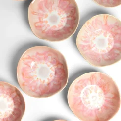 Céladon Paris Assiette creuse Onda | Rose anémone Hot