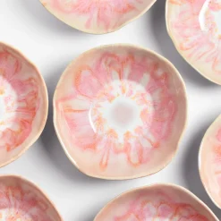 Céladon Paris Assiette creuse Onda | Rose anémone Hot