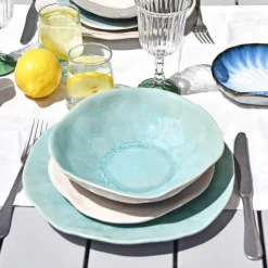 Céladon Paris Assiette creuse Onda | Vert d'eau