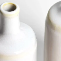 Céladon Paris Bouteille d'huile | Blanc nacré