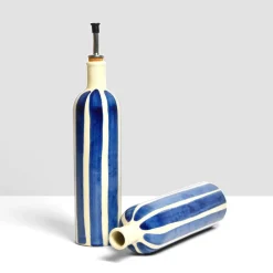 Céladon Paris Bouteille d'huile | Bleu Linhas Discount