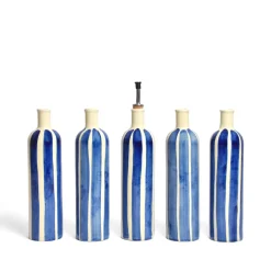 Céladon Paris Bouteille d'huile | Bleu Linhas Discount