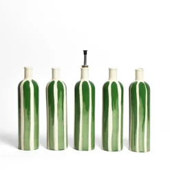 Céladon Paris Bouteille d'huile | Vert Linhas Clearance