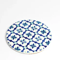 Céladon Paris Dessous de plat | Bleu & Vert d'eau Azulejos Hot