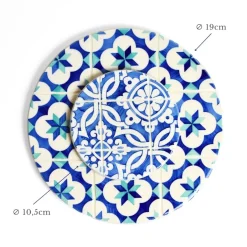 Céladon Paris Dessous de plat | Bleu & Vert d'eau Azulejos Hot