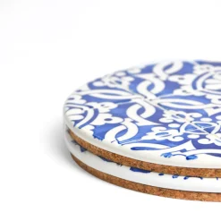 Céladon Paris Dessous de plat | Bleu Azulejos New