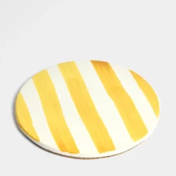 Céladon Paris Dessous de plat | Jaune Linhas Outlet