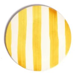 Céladon Paris Dessous de plat | Jaune Linhas Outlet