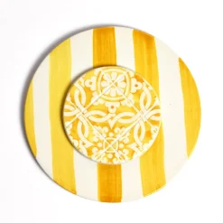 Céladon Paris Dessous de plat | Jaune Linhas Outlet
