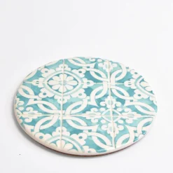 Céladon Paris Dessous de plat | Vert d'eau Azulejos