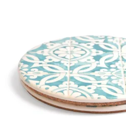 Céladon Paris Dessous de plat | Vert d'eau Azulejos