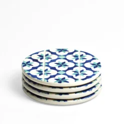 Céladon Paris Dessous de verre | Bleu & Vert d'eau Azulejos Sale