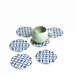 Céladon Paris Dessous de verre | Bleu & Vert d'eau Azulejos Sale