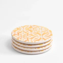 Céladon Paris Dessous de verre | Jaune Azulejos Best