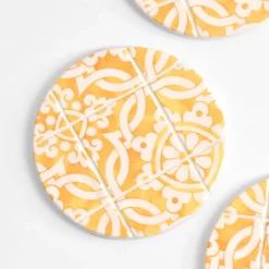 Céladon Paris Dessous de verre | Jaune Azulejos Best