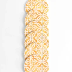 Céladon Paris Dessous de verre | Jaune Azulejos Best