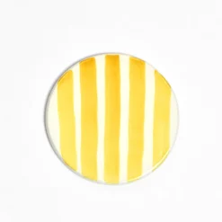 Céladon Paris Dessous de verre | Jaune Linhas New