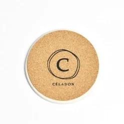 Céladon Paris Dessous de verre | Jaune Linhas New