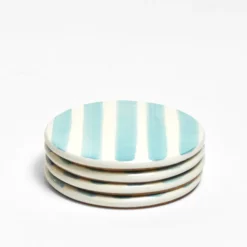 Céladon Paris Dessous de verre | Vert d'eau Linhas Discount