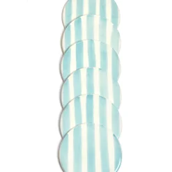 Céladon Paris Dessous de verre | Vert d'eau Linhas Discount