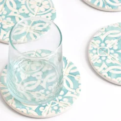 Céladon Paris Dessous de verre | Vert d'eau Azulejos Best