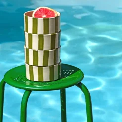 Céladon Paris Grand bol | Vert Linhas New