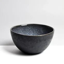 Céladon Paris Grand bol rond | Noir écume New