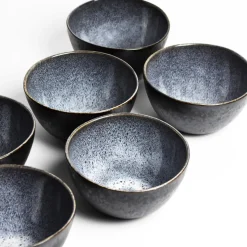 Céladon Paris Grand bol rond | Noir écume New