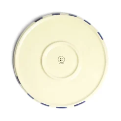 Céladon Paris Grande assiette | Bleu Linhas New