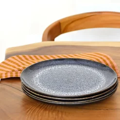 Céladon Paris Grande assiette | Noir écume New