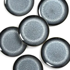 Céladon Paris Grande assiette | Noir écume New