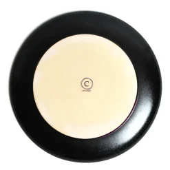 Céladon Paris Grande assiette | Noir écume New