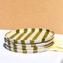 Céladon Paris Grande assiette | Vert Linhas Best