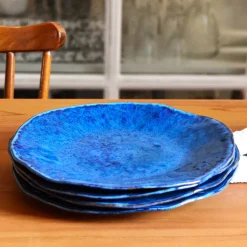 Céladon Paris Grande assiette Onda | Bleu abyssal Discount