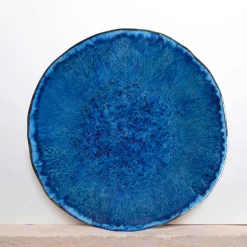 Céladon Paris Grande assiette Onda | Bleu abyssal Discount