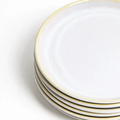 Céladon Paris Petite assiette | Blanc nacré Discount