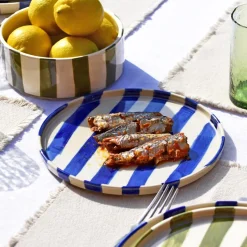 Céladon Paris Petite assiette | Bleu Linhas